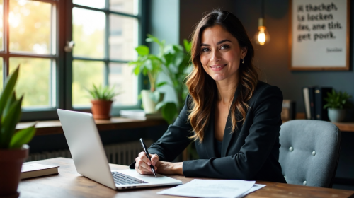 Saliha Özcan: Empowerment, Frauen, Karriere – Ein Bild, zwei Fragen